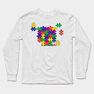 Puzzle Pieces Long Sleeve T-Shirt